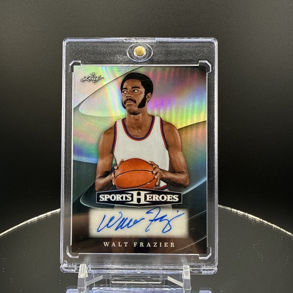 2026 Leaf Sports Heroes - Walt Frazier  Autograph /9 - New York Knicks